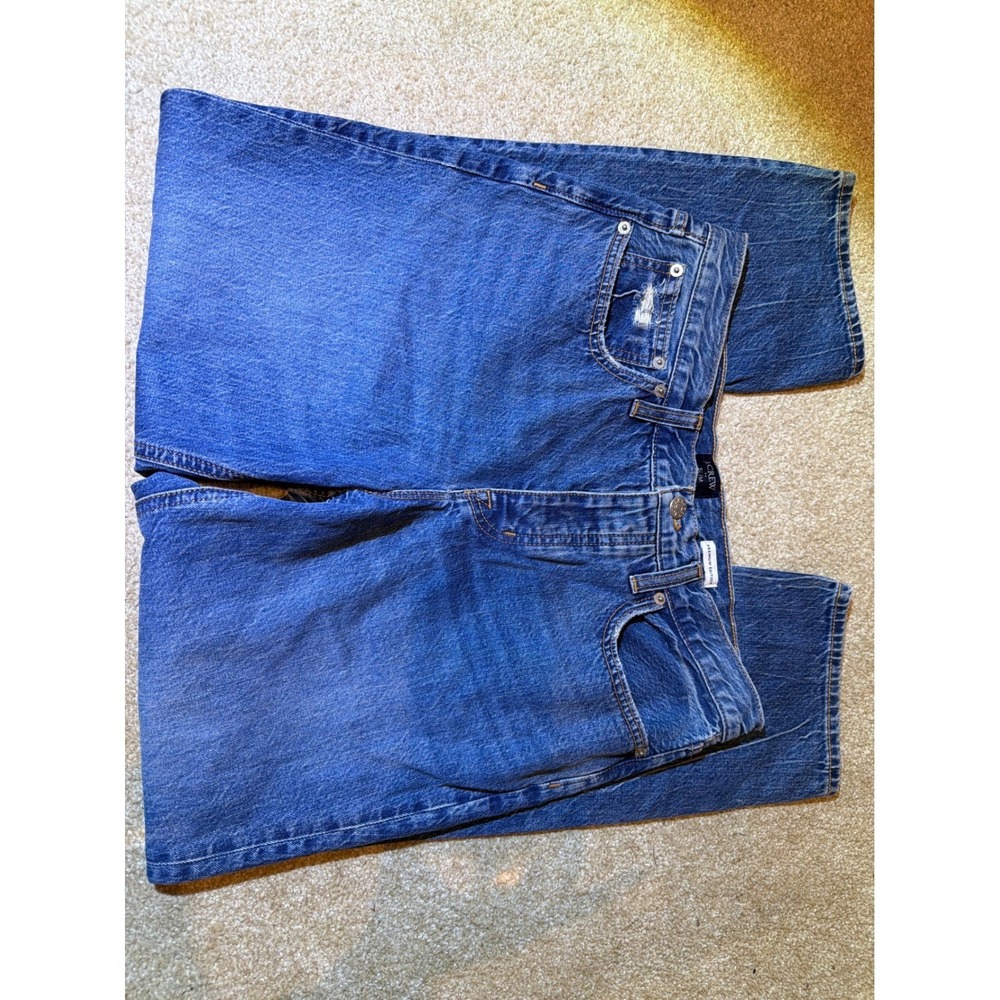 J.Crew Slim Boyfriend Jeans Premium Edition‎ Medium Wash Distressed Size 28
